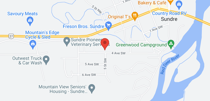 map of 502 4 Avenue SW